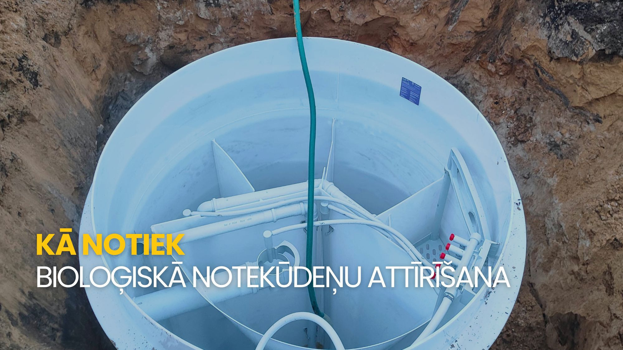 Kā notiek bioloģiskā notekūdeņu attīrīšana?