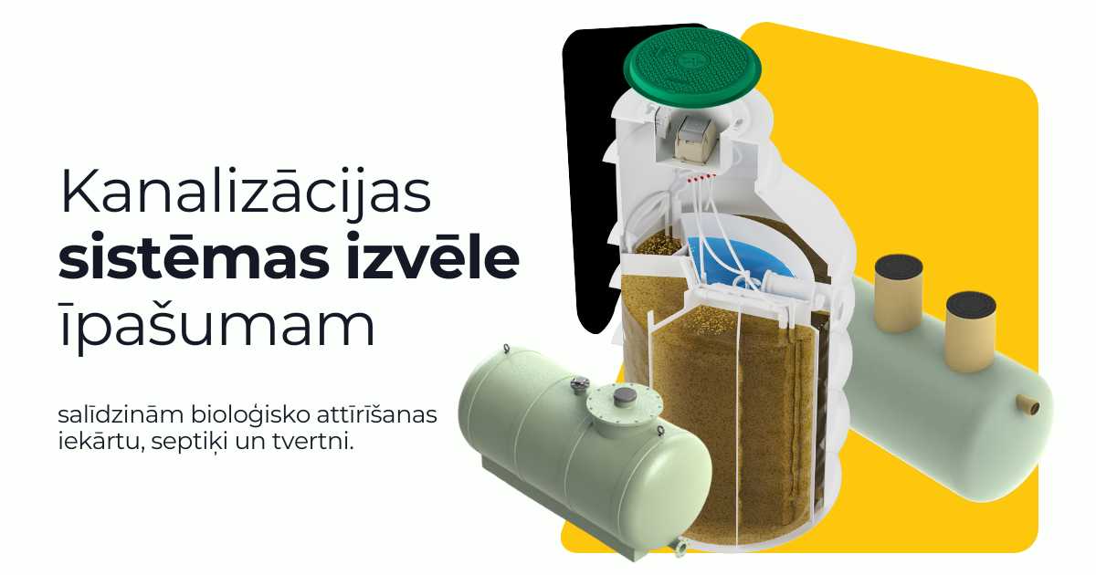 Kuru kanalizācijas sistēmu izvēlēties savam īpašumam?