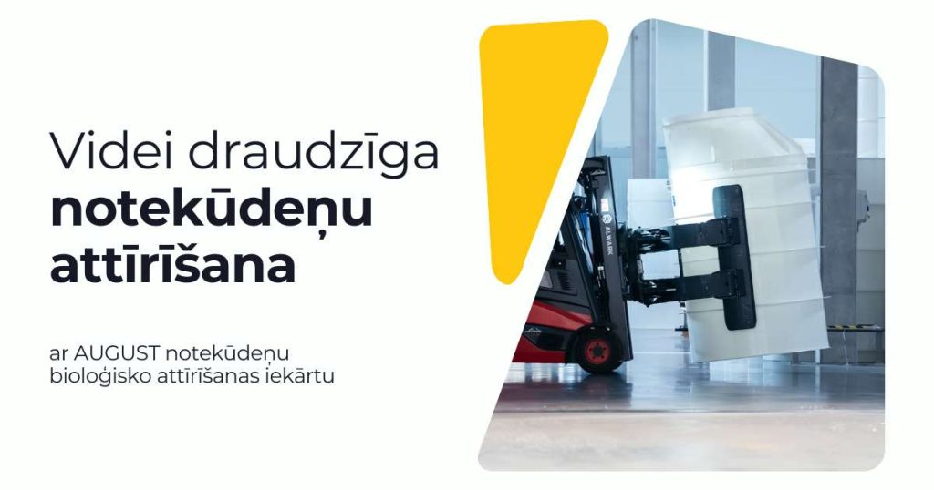Videi draudzīga notekūdeņu attīrīšana ar AUGUST notekūdeņu bioloģisko attīrīšanas iekārtu